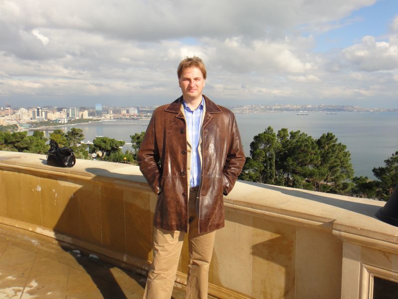 Д.П.Ильютко в Баку. 2011 год.